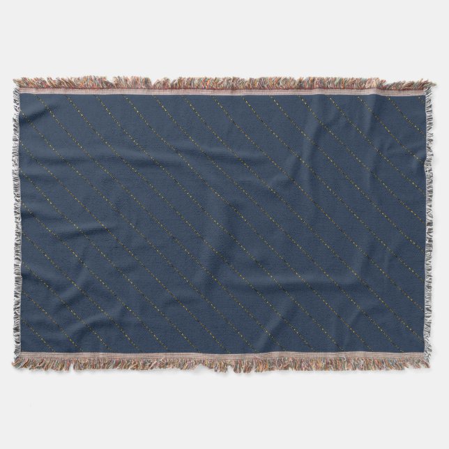 Native Gold Pattern  Throw Blanket (Front)