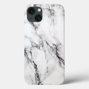 Native Grey Marble Stone Pattern iPhone 13 Case