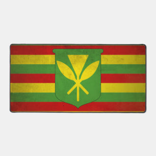 Native Hawaiians flag Desk Mat