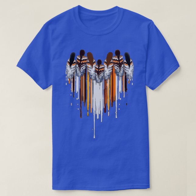 Native Heart native american i may not be full blo T-Shirt (Design Front)