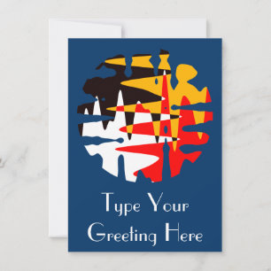 Native Invitations Personalized Four Nations Card