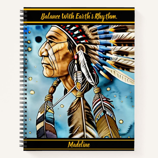 Native Journal : Motifs tribaux (Devant)