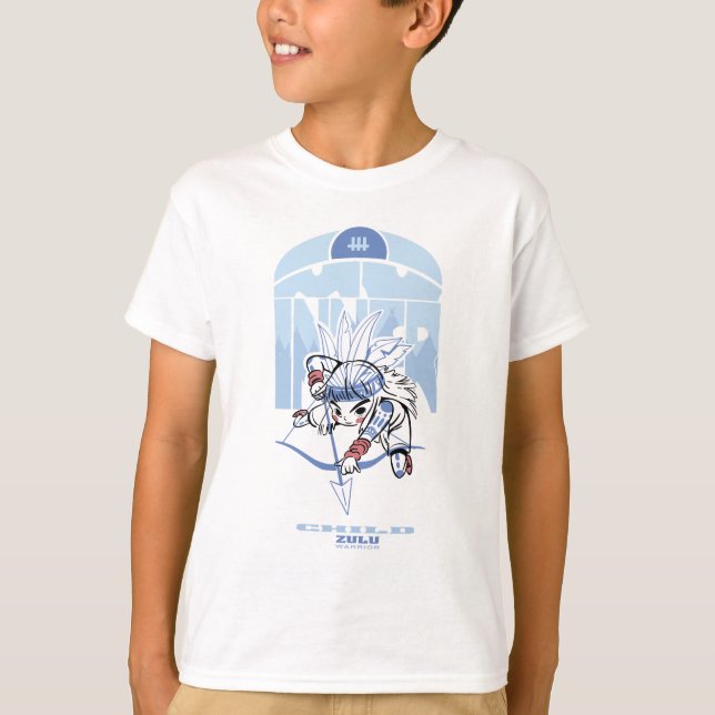 Native Kid Ready To Fight T-Shirt (Front)