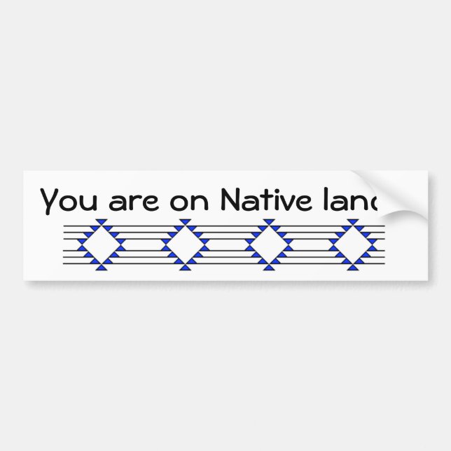 Native Lands Bumper Sticker (Front)