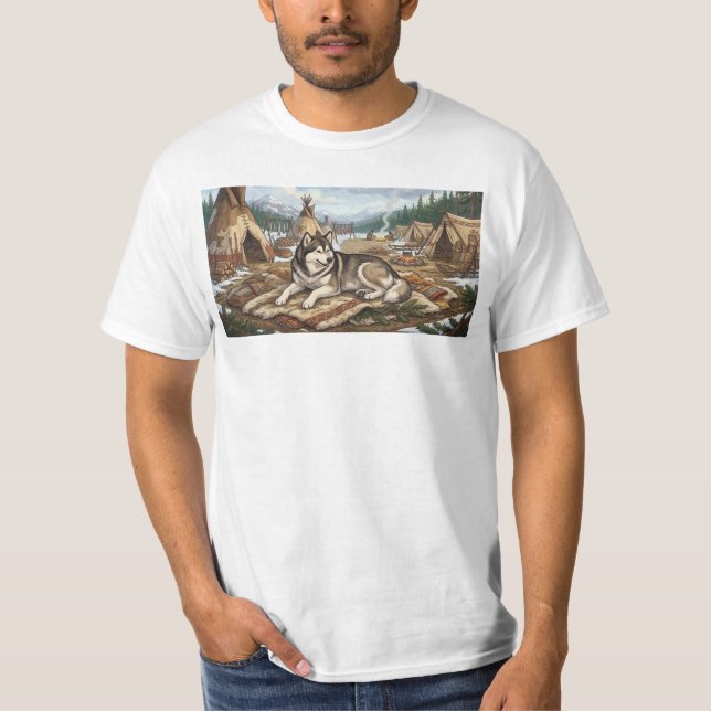 Native Malamute T-Shirt (Front)