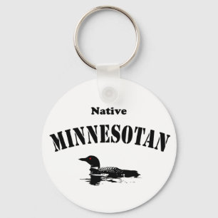 Native Minnesotan Keychain