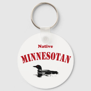 Native Minnesotan Keychain