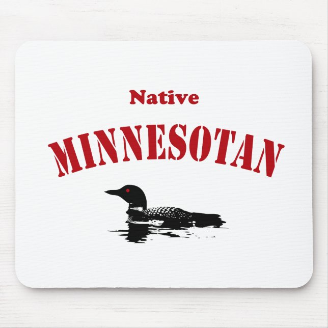 Native Minnesotan Mouse Pad (Front)