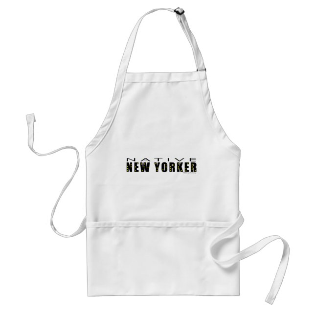 Native New Yorker black Standard Apron (Front)
