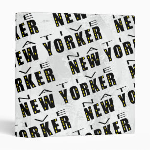 Native New Yorker Pattern Binder