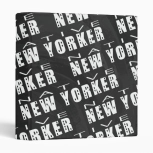 Native New Yorker Pattern Binder