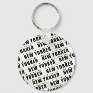 Native New Yorker Pattern Keychain
