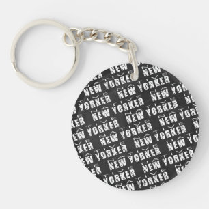 Native New Yorker Pattern Keychain