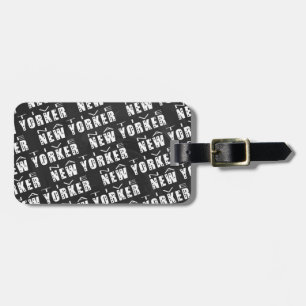 Native New Yorker Pattern Luggage Tag