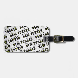 Native New Yorker Pattern Luggage Tag