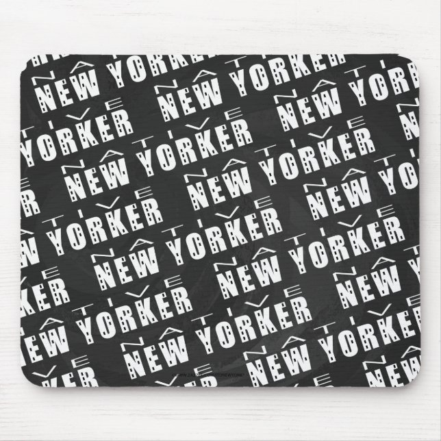 Native New Yorker Pattern Mouse Pad (Front)