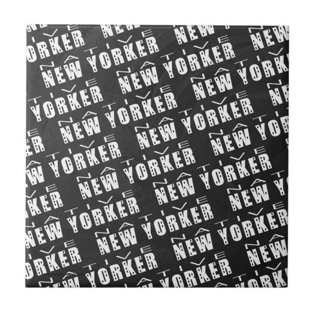 Native New Yorker Pattern Tile (Front)
