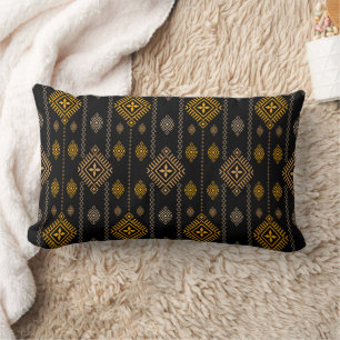 Native Pattern Boho Culture Ethnic Design Lumbar Pillow