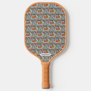 Native Pattern custom name Pickleball Paddle