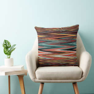 Native Peaks Throw Pillow