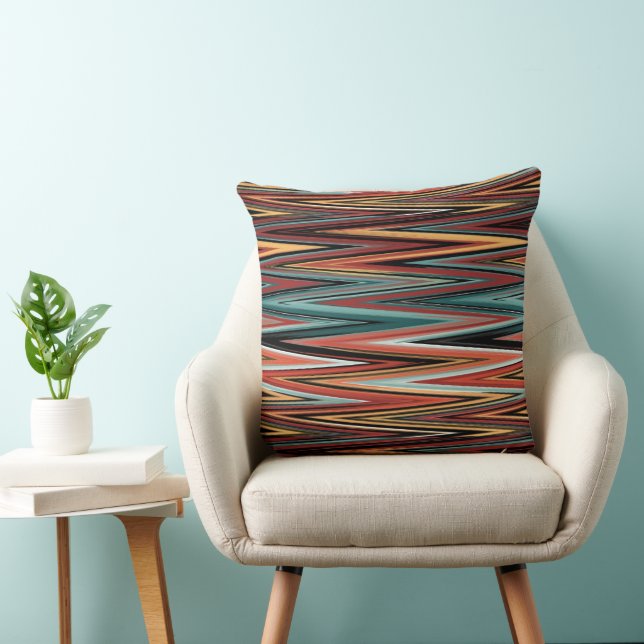 Native Peaks Throw Pillow (Chair)
