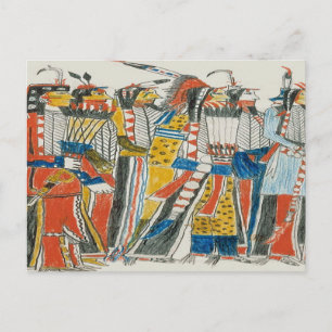 Native Pow Wow Dancers Postcard
