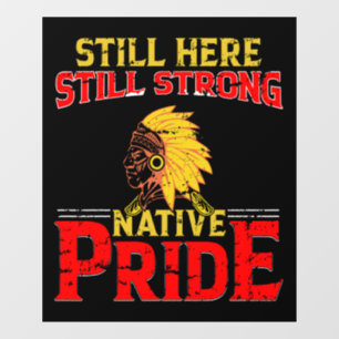 Native Pride Window Cling