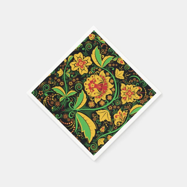 Native russian ornament napkin (Corner)