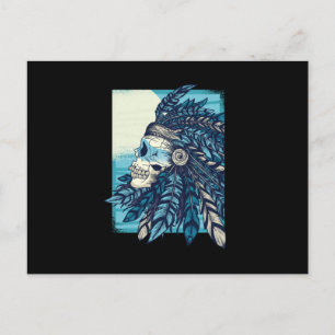 Native Skull Postcard