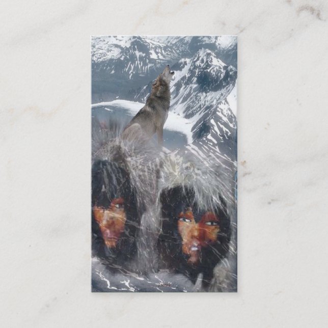 Native Spirit in Alaska Business Card (Front)