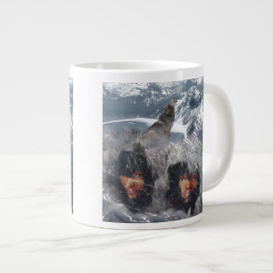 Native Spirit in Alaska Large Coffee Mug