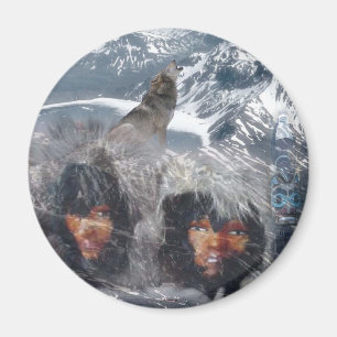 Native Spirit in Alaska Magnet