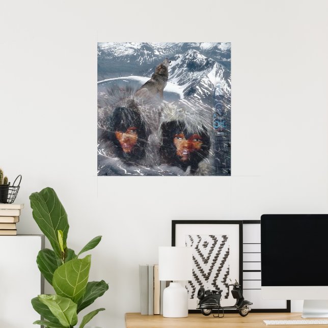 Native Spirit in Alaska Poster (Home Office)