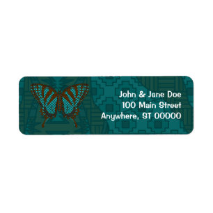 Native Swallowtail Address Label