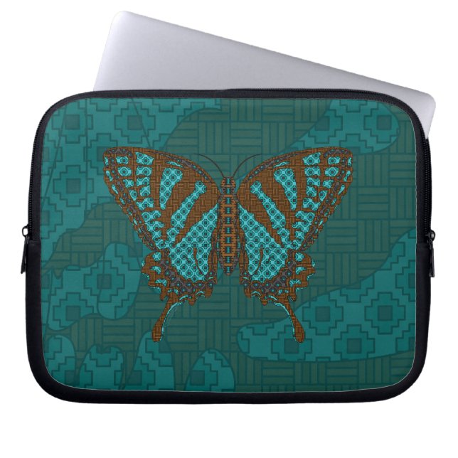 Native Swallowtail Laptop Case (Front)