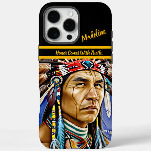 Native Symbolism: Wild Design iPhone 16 Pro Max Case