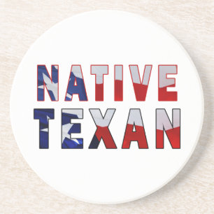 Native Texan Flag Coaster