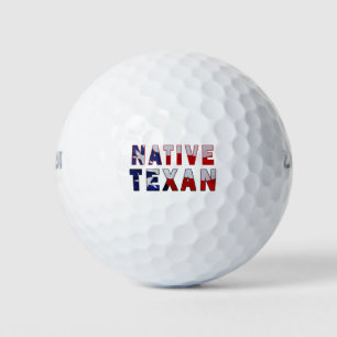 Native Texan Flag Golf Balls