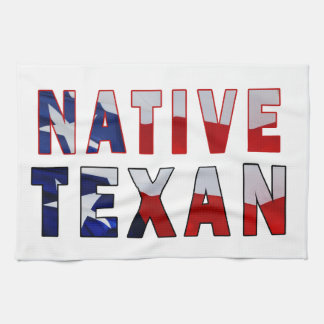 Native Texan Flag Kitchen Towel