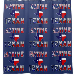 Native Texan Flag Map