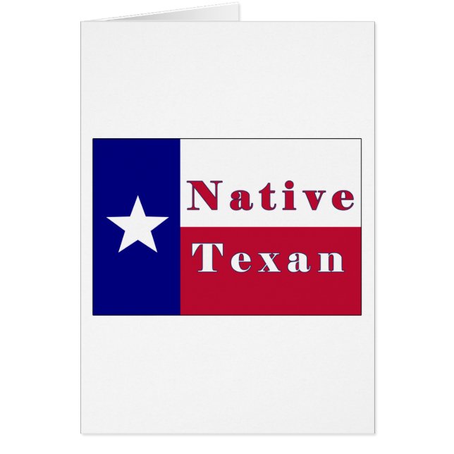 Native Texan Lone Star Flag (Front)