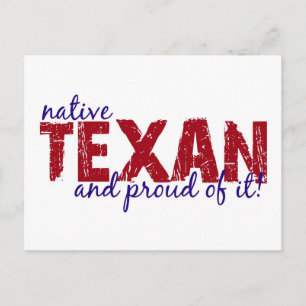 Native Texan Postcard