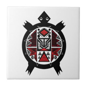 Native tortoise tribute tile