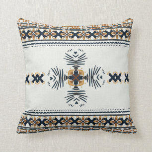 Native Tribal Pattern Throw Pillow