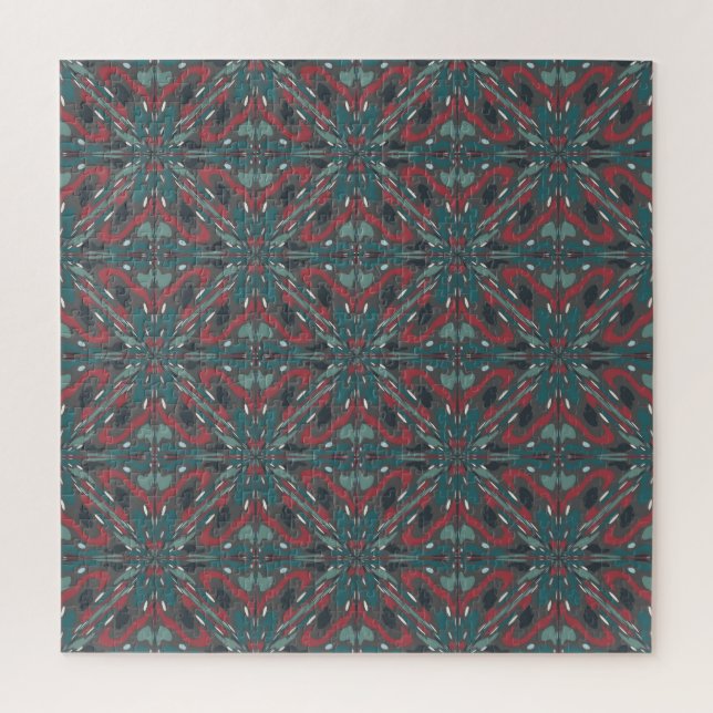 Native Tribal Southwestern Colours Pattern Jigsaw Puzzle (Vertical)