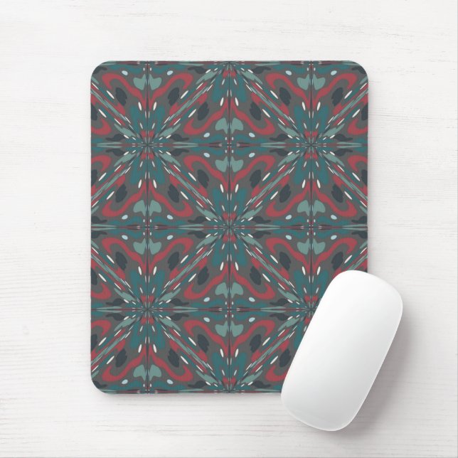 Native Tribal Southwestern Colours Pattern Mouse Pad (With Mouse)