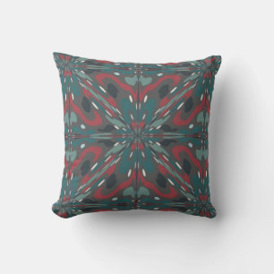 Native Tribal Southwestern Colours Pattern Throw Pillow