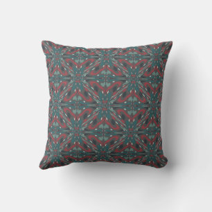Native Tribal Southwestern Colours Pattern Throw Pillow