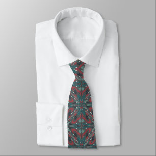 Native Tribal Southwestern Colours Pattern Tie