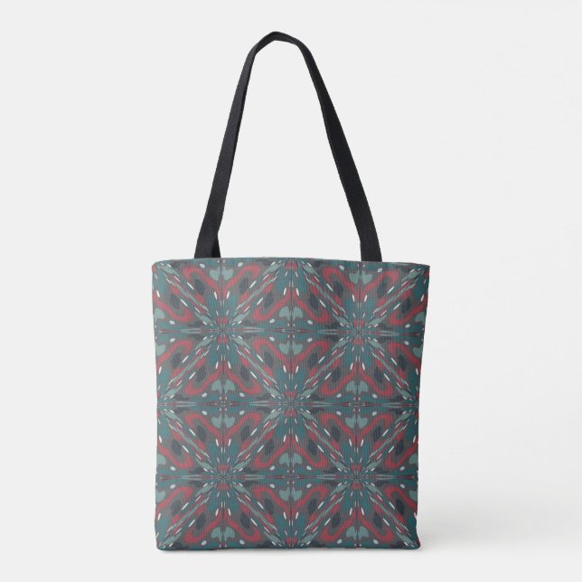 Native Tribal Southwestern Colours Pattern Tote Bag (Back)